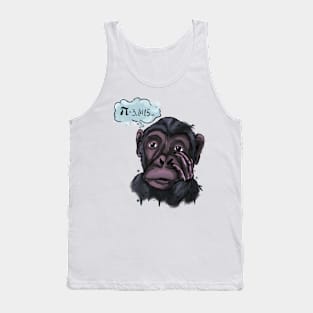 Number Pi and monkey Tank Top